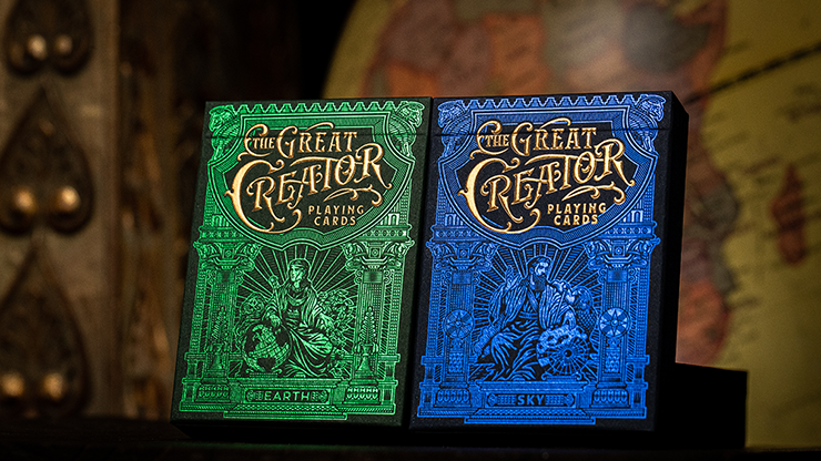 The Great Creator: Sky Edition Playing Cards by Riffle Shuffle