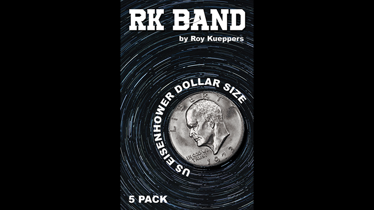 RK Bands Dollar Size For Flipper coins (5 per package) Trick