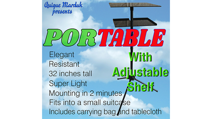 PORTABLE with Shelf by Quique Marduk Trick