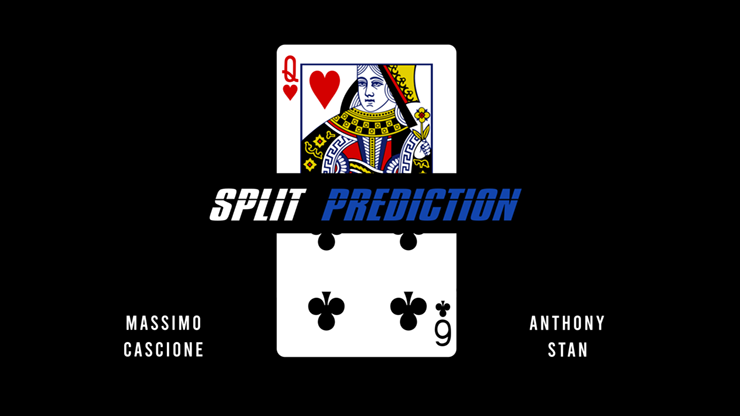 Split Prediction Blue (Gimmicks and online instructions) by Massimo Cascione & Anthony Stan Trick