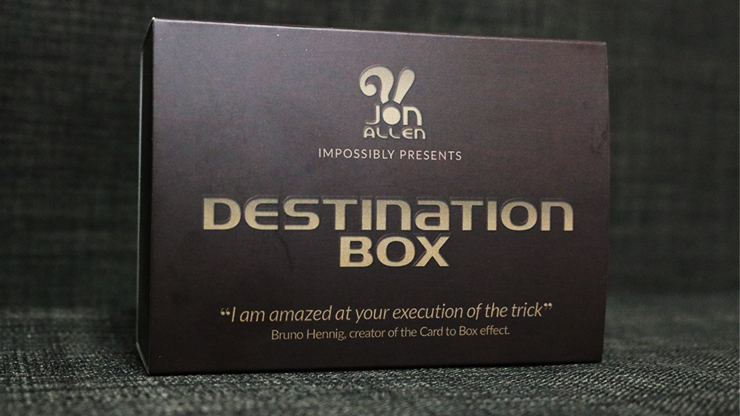 DESTINATION BOX (Gimmicks & Online Instructions) by Jon Allen Trick