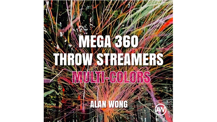 MEGA 360 Throw Streamers MULTI COLOR by Alan Wong Trick