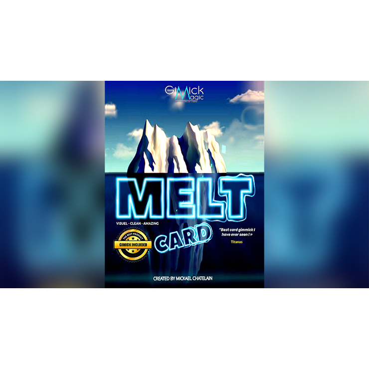 MELT CARD BLUE by Mickael Chatelain Trick