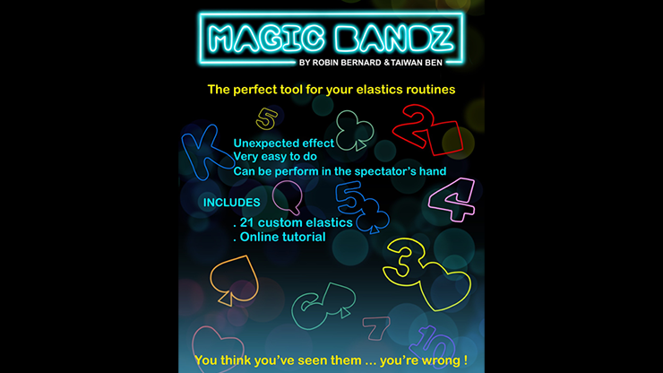 Magic Bandz by Robin Bernard and Taiwan Ben (Gimmicks and Online Instructions) Trick