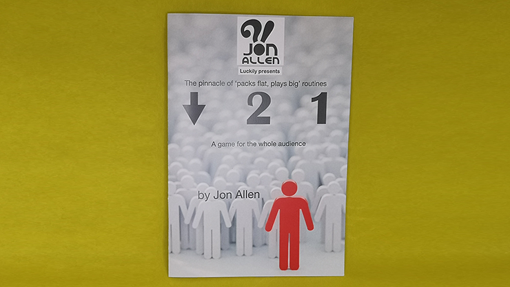 DOWN TO ONE (Gimmicks & Instructions) by Jon Allen Trick