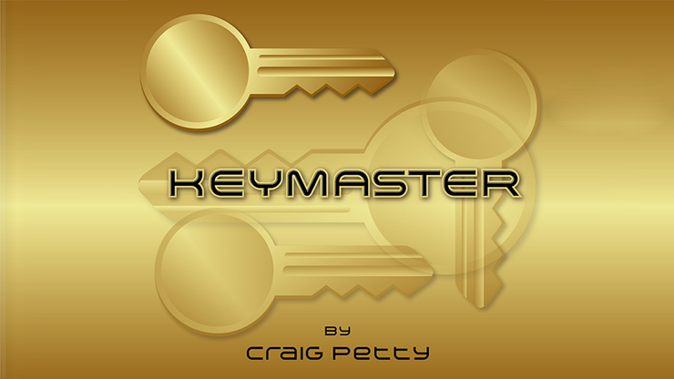 Keymaster Brass (Gimmicks and Online Instructions) by Craig Petty Trick