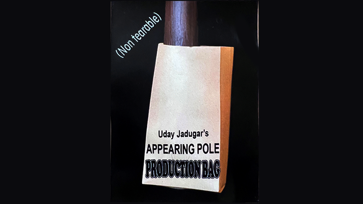APPEARING POLE BAG BROWN (Gimmicked / No Tear) by Uday Jadugar Trick