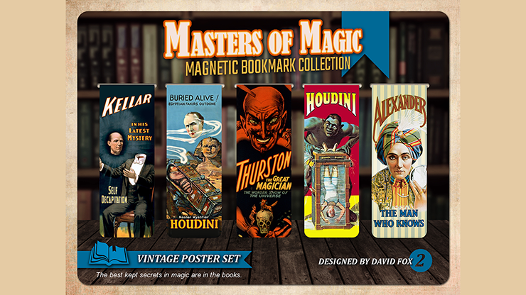 Masters of Magic Bookmarks Set 2. by David Fox Trick