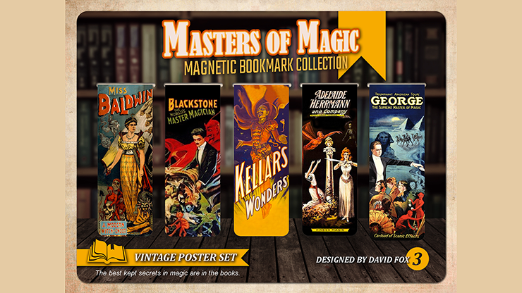 Masters of Magic Bookmarks Set 3. by David Fox Trick