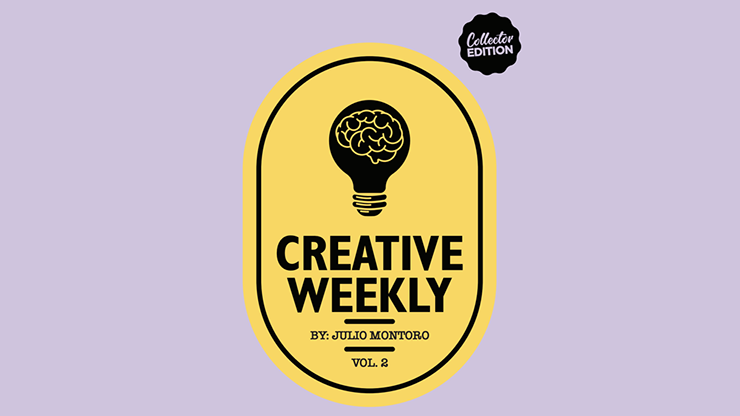 CREATIVE WEEKLY VOL. 2 LIMITED (Gimmicks and online Instructions) by Julio Montoro Trick