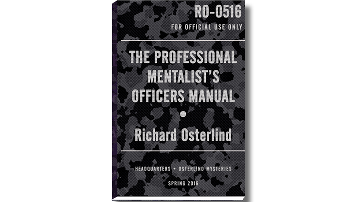 The Professional Mentalists Officers Manual by Richard Osterlind Book