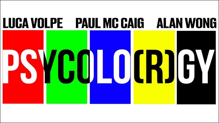 PSYCOLORGY (Gimmicks and Online instructions) by Luca Volpe Paul McCaig and Alan Wong Trick