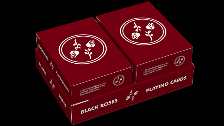 Black Roses Edelrot Mini Playing Cards (Collectors Box)