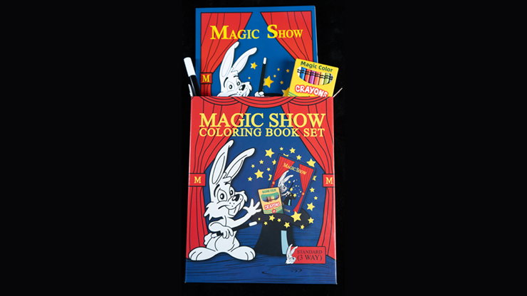 MAGIC SHOW Coloring Book STANDARD SET (3 way) by Murphys Magic