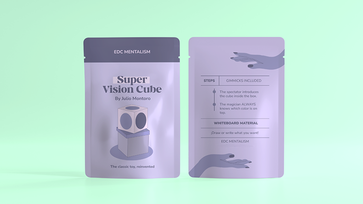 SUPER VISION CUBE (Gimmicks and Online Instructions) by Julio Montoro Trick