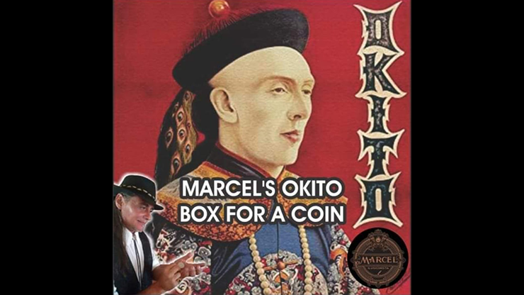 Marcels Okito Box HALF DOLLAR SIZE (Gimmicks and Online Instructions) by Marcelo Manni Trick