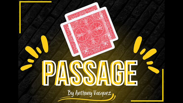 Passage BLUE (Gimmicks and Online Instructions) by Anthony Vasquez Trick