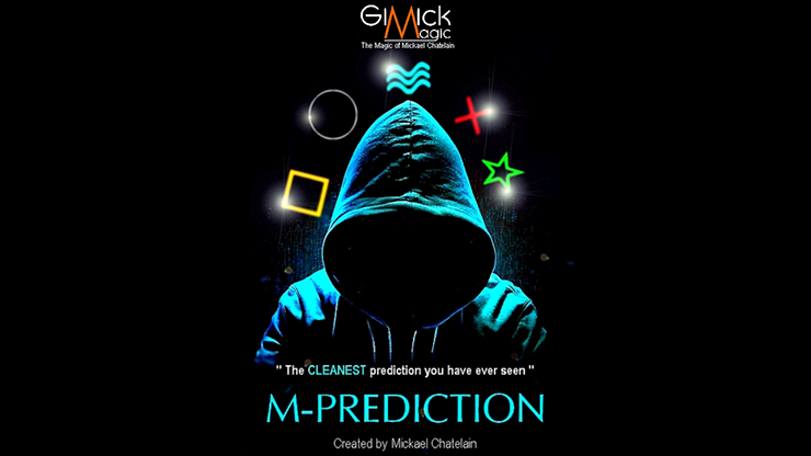 M PREDICTION BLUE (Gimmick and Online Instructions) by Mickael Chatelain Trick