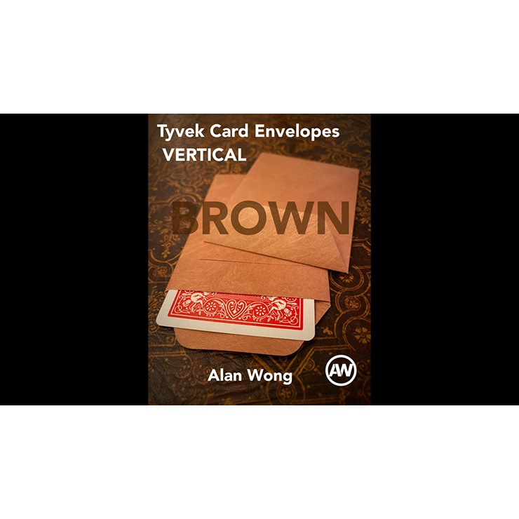 Tyvek VERTICAL Envelopes BROWN (10 pk.) by Alan Wong Trick