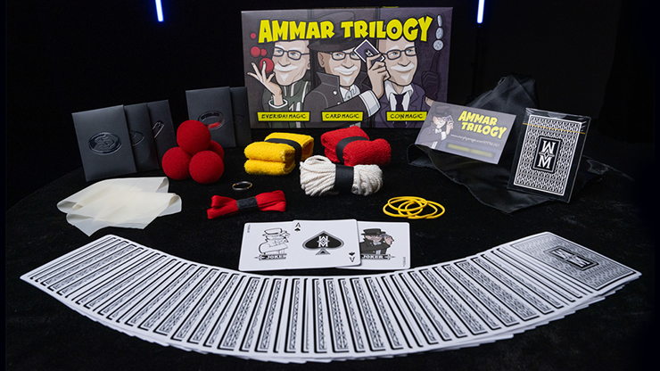 AMMAR TRILOGY SET (Gimmicks and Online Instructions) by Michael Ammar & Murphys Magic Trick