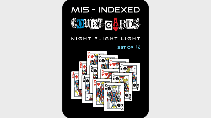 Mis Indexed Court Cards (LIGHT) Pack of 12 by Steve Dela Trick