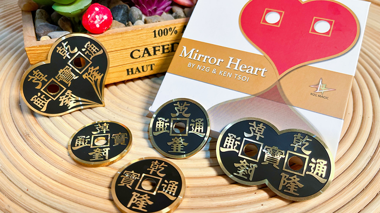 Mirror Heart Black by N2G & Ken Tsoi (Gimmicks and online instructions) Trick