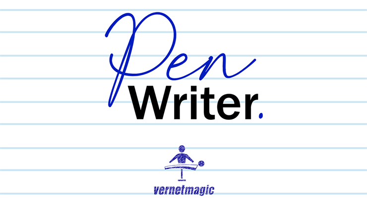 PEN WRITER Red (Gimmicks and Online Instructions) by Vernet Magic Trick