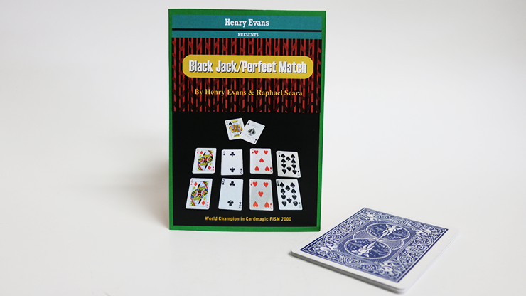 Black Jack/ Perfect Match Blue (Gimmicks and Online Instructions) by Henry Evans and Raphael Seara Trick