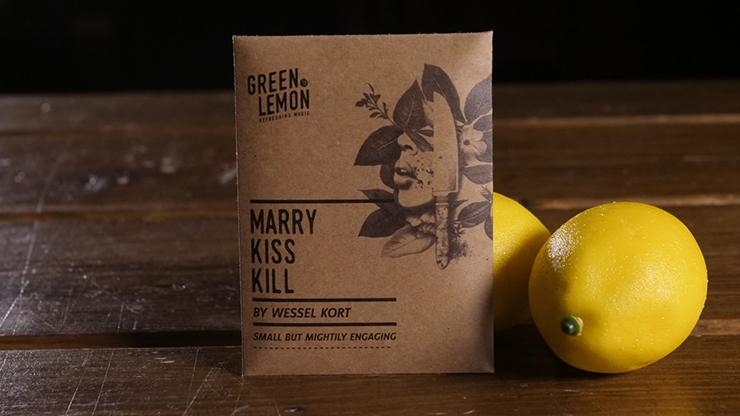 Marry Kiss Kill (Gimmicks and Online Instructions) by Wessel Kort and Green Lemon Trick