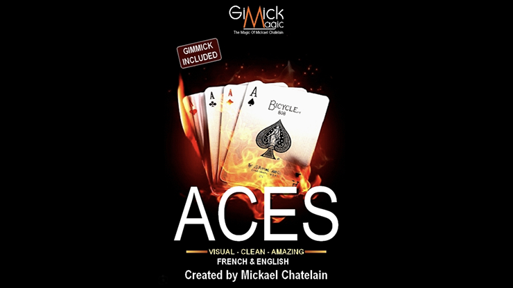 ACES RED by Mickael Chatelain Trick