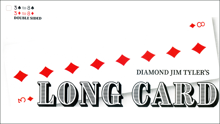 Long Card (Double Sided) by Diamond Jim Tyler