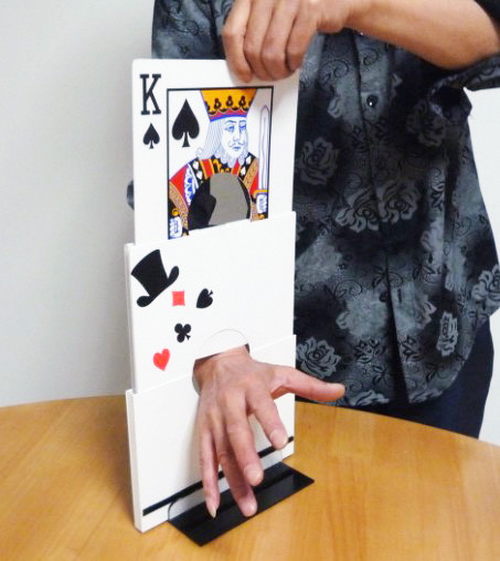 Card Through Arm Illusion