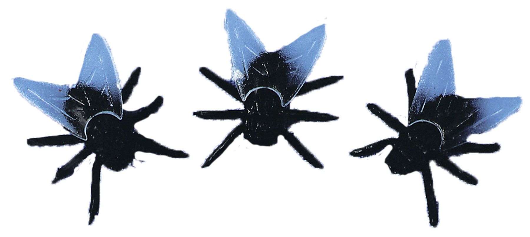 Plastic Flies Pack of 6