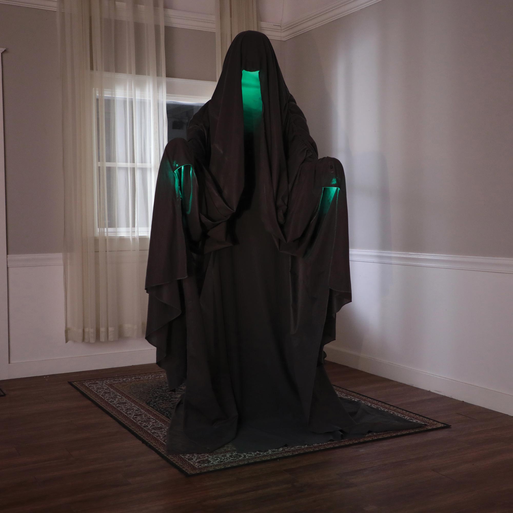 Hooded Phantom Animated Prop 72 inches Tall