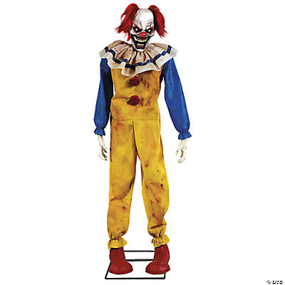 Animated Twitching Clown Halloween Decoration