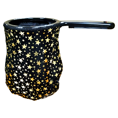 Change Bag Stars (Black/Gold Stars/Black Rim) by Bazar de Magia Trick