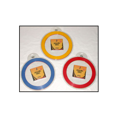 Juggling Rings Set (3 Rings and DVD) Assorted Colors by Zyko Trick