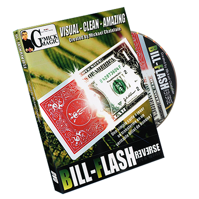 Bill Flash Reverse (Red) by Mickael Chatelain Trick