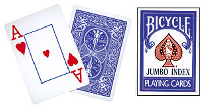 Cards Bicy. Jumbo Index (Blue)