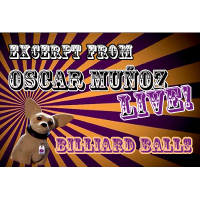 Billiard Balls by Oscar Munoz (Excerpt from Oscar Munoz Live) video DOWNLOAD