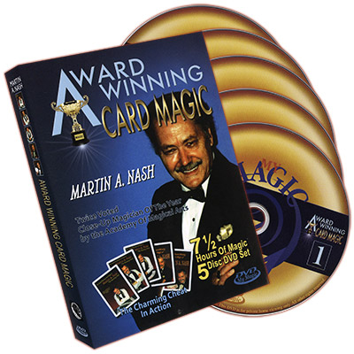 Award Winning Card Magic (5 DVD Set) by Martin Nash DVD