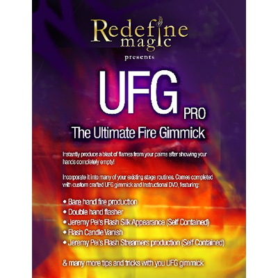 Ultimate Fire Gimmick Pro (Gimmick and DVD) by Jeremy Pei DVD