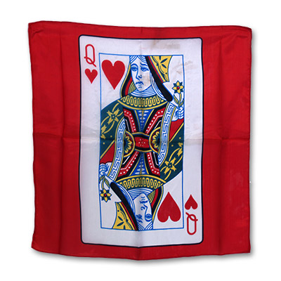 Silk 18 inch Queen of Heart Card from Magic by Gosh Trick