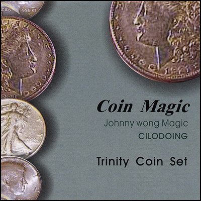 Trinity Coin Set (with DVD) by Johnny Wong Trick