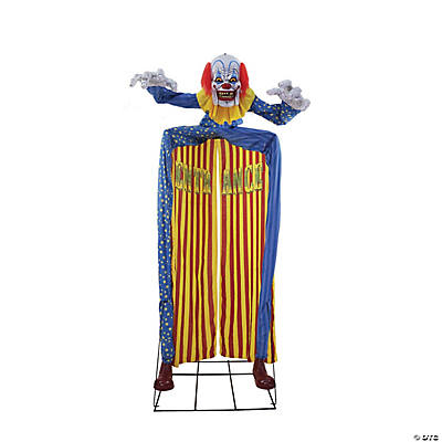 LOOMING CLOWN ANIMATED PROP