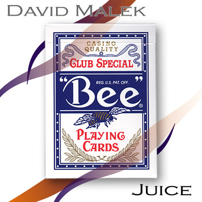 Marked Deck (Blue Bee Style Juice) by David Malek Trick