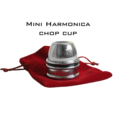 Mini Harmonica Chop Cup (Aluminum) by Leo Smetsers Trick