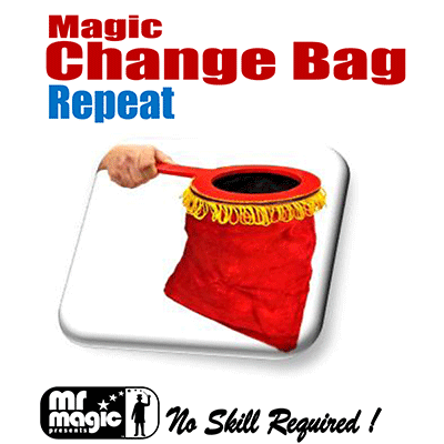 Magic Change Bag (Repeat w/ zipper) by Mr. Magic