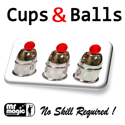 Cups and Balls (Mirror Polish AL) by Mr. Magic Trick