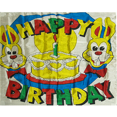 Production Silk 16 inch x 16 inch (Happy Birthday)